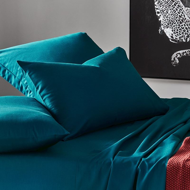 600TC Bamboo Cotton Peacock Sheet Separates