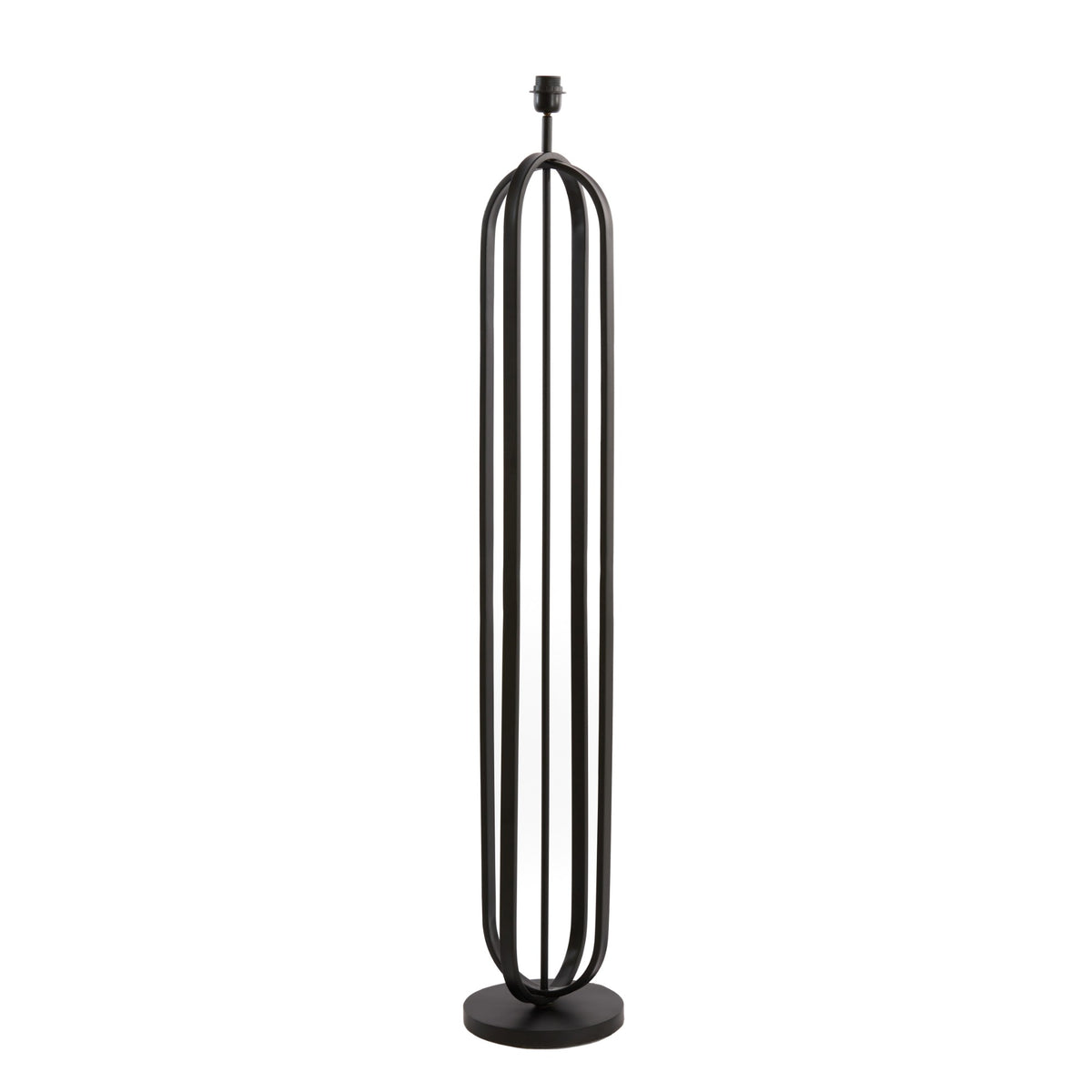 Light & Living vloerlamp Aster - zwart - Ø25cm