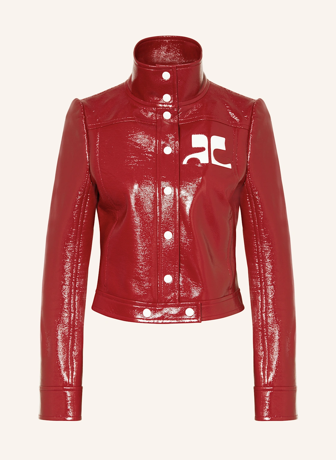 Courrèges Jacke in Lederoptik