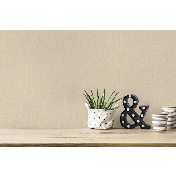 Vliestapete, BxL: 53 x 1005 cm, beige