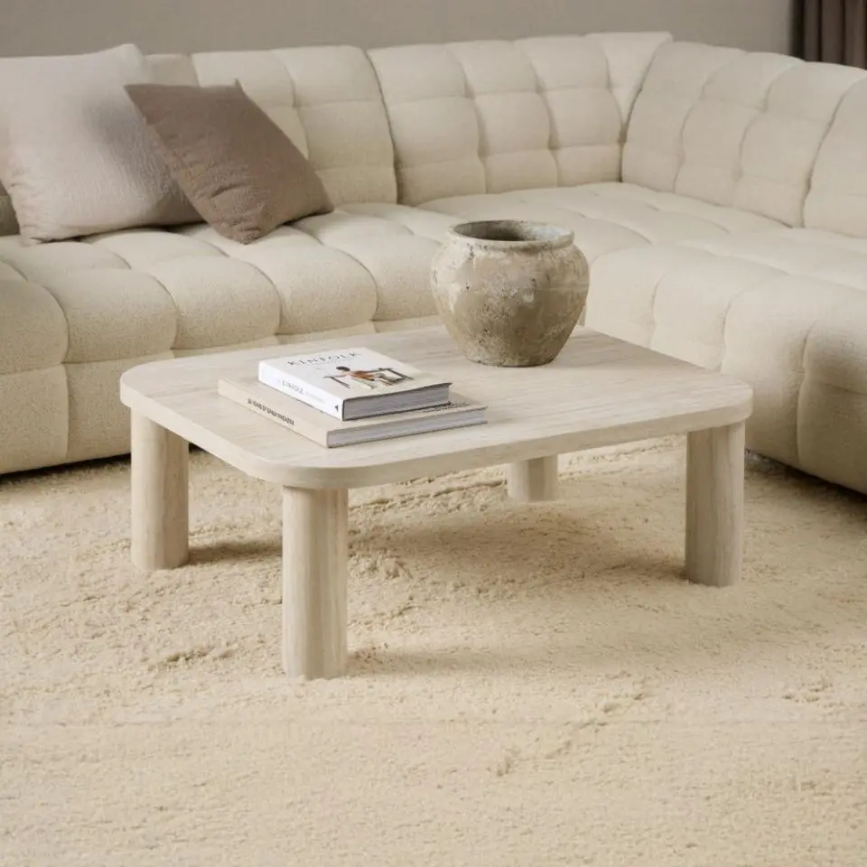 Salontafel Beige - 100x75x36cm - In-Beom