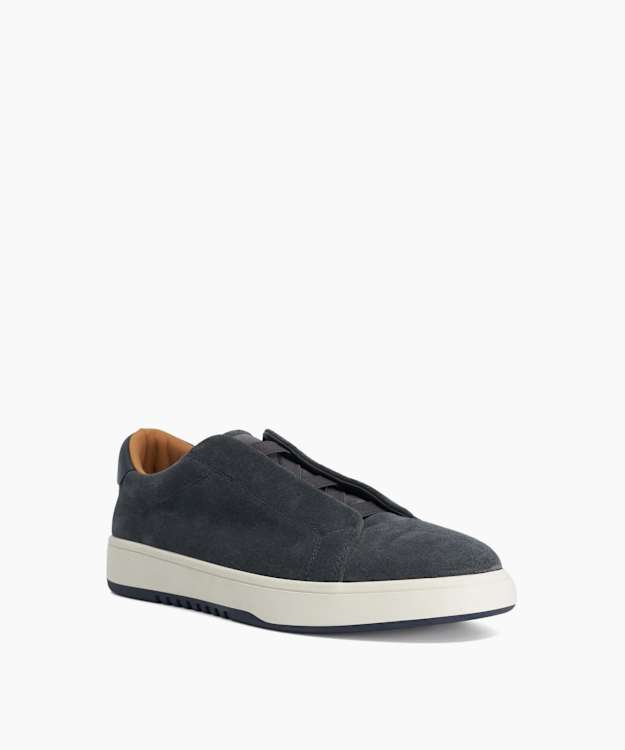 Troys Navy - Lace-Less Cupsole Trainers