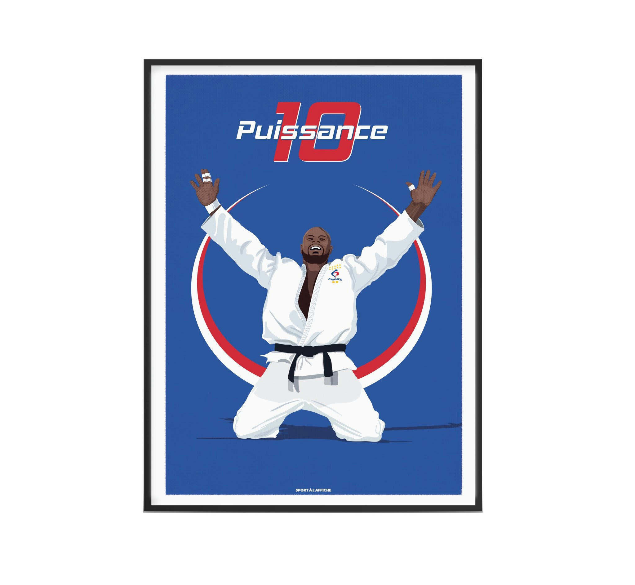 SPORTS DE COMBAT - Affiche Judo - Teddy Puissance 10 - 30 x 40 cm