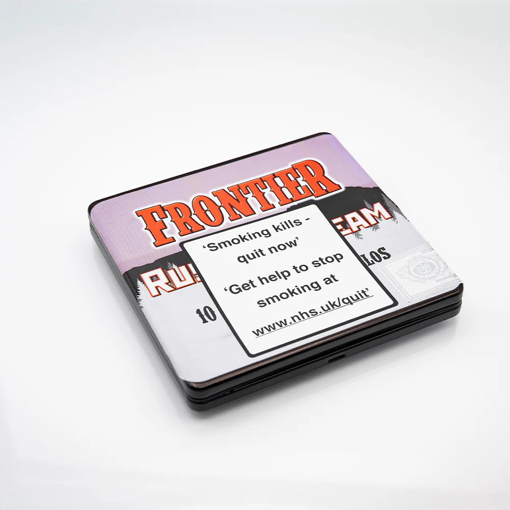 Frontier SILVER Flavoured Cigarillos Tin of 10