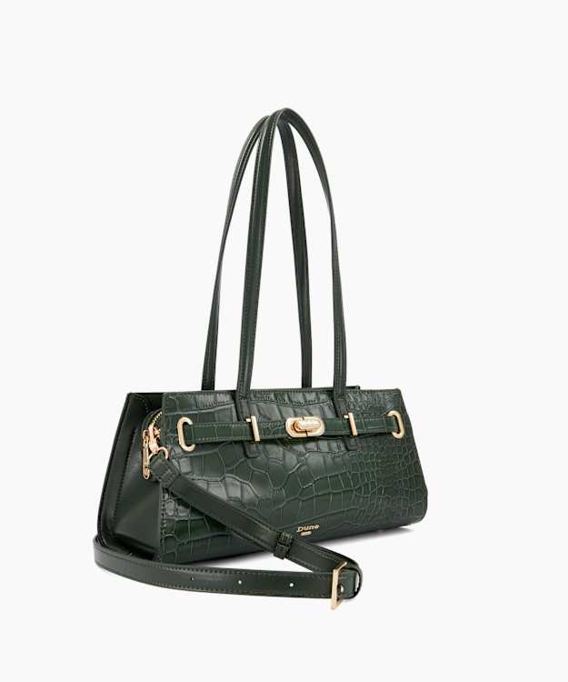 Depend Dark Green - Leather Shoulder Bag