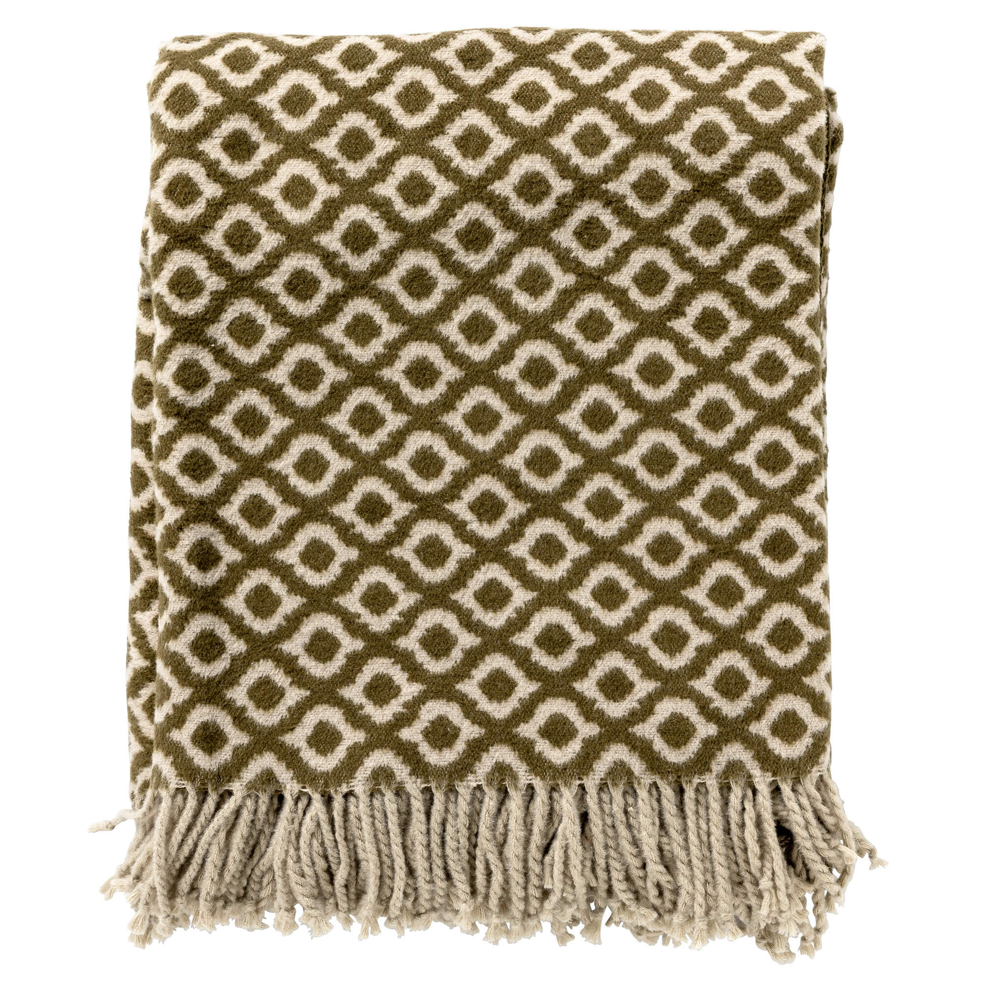 ISABELLA | plaid 150x200 cm | Military Olive | groen | multicolor | Hoii