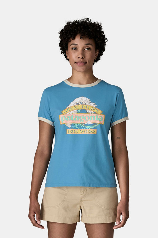 Patagonia Great Waves Ringer Tee Dames
