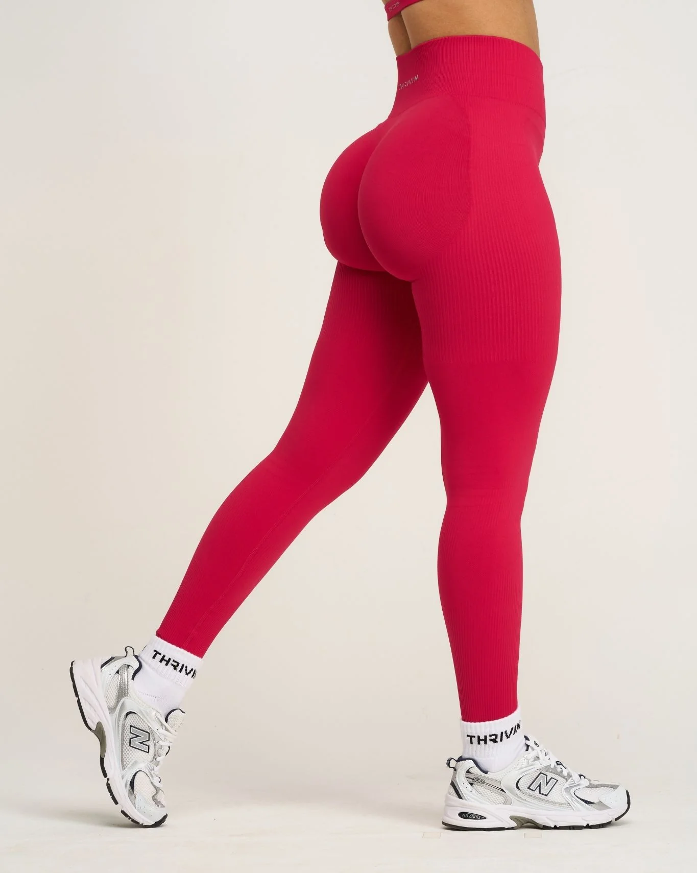 Elevate™ Sculpting High Waist Scrunch Leggings | Strawberry