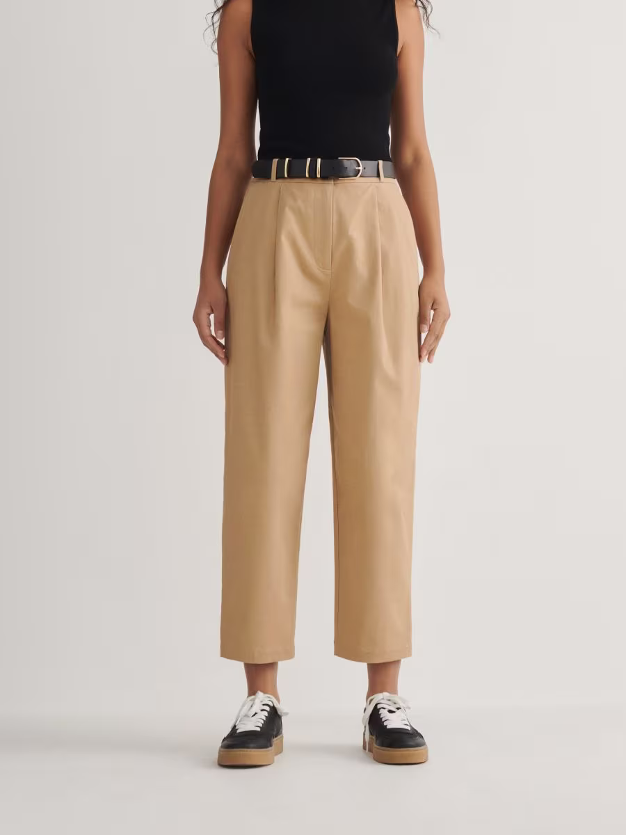 Chino Trousers With Belt