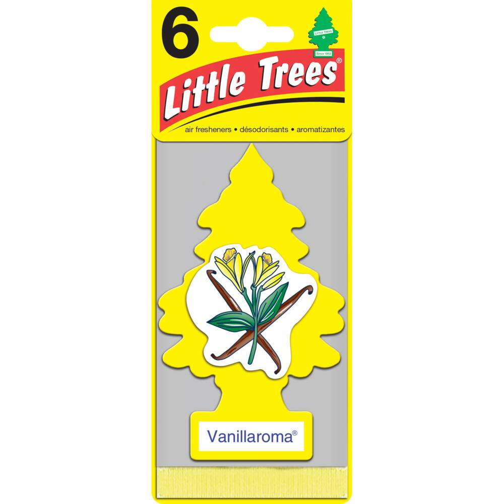 Little Trees Hanging Air Freshener, Vanillaroma, 6-pk