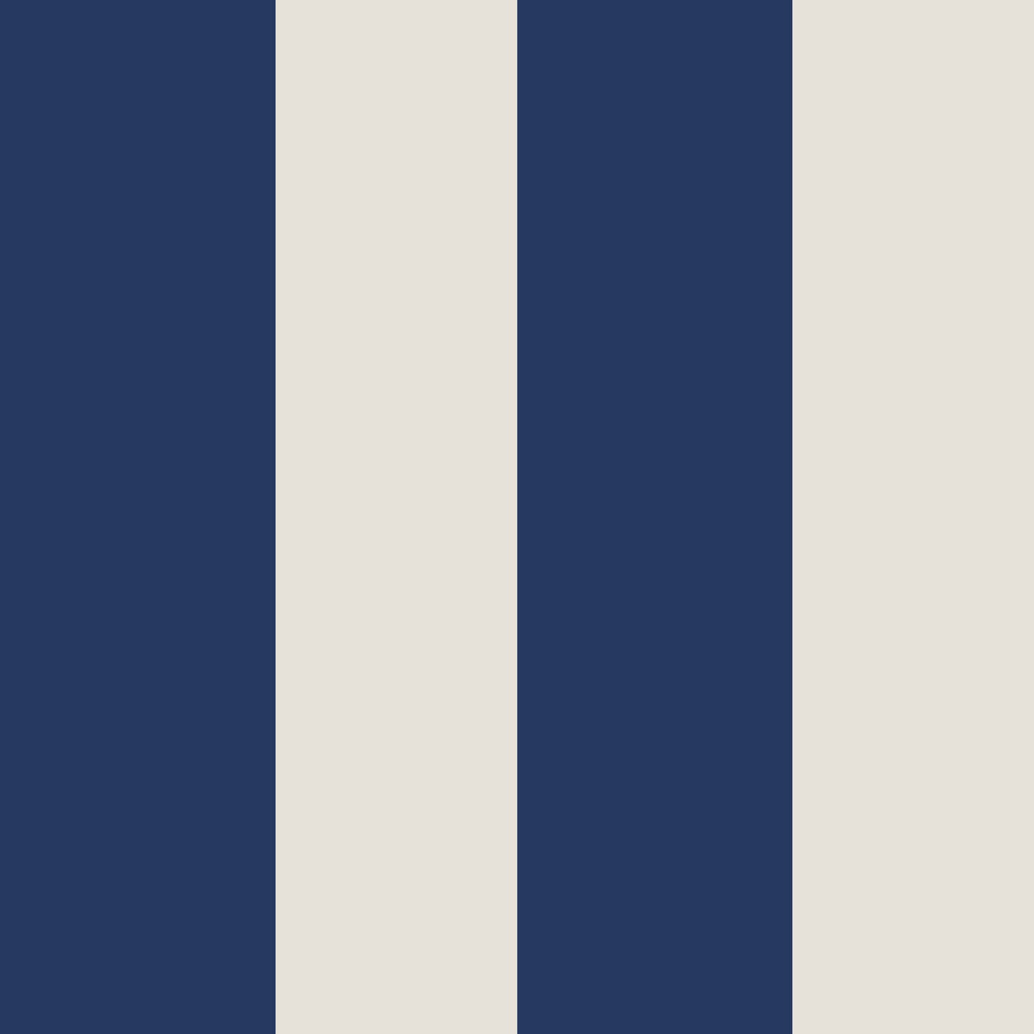 Joules Vliesbehang - Harborough Stripe Coast - Blauw - 10mx52cm