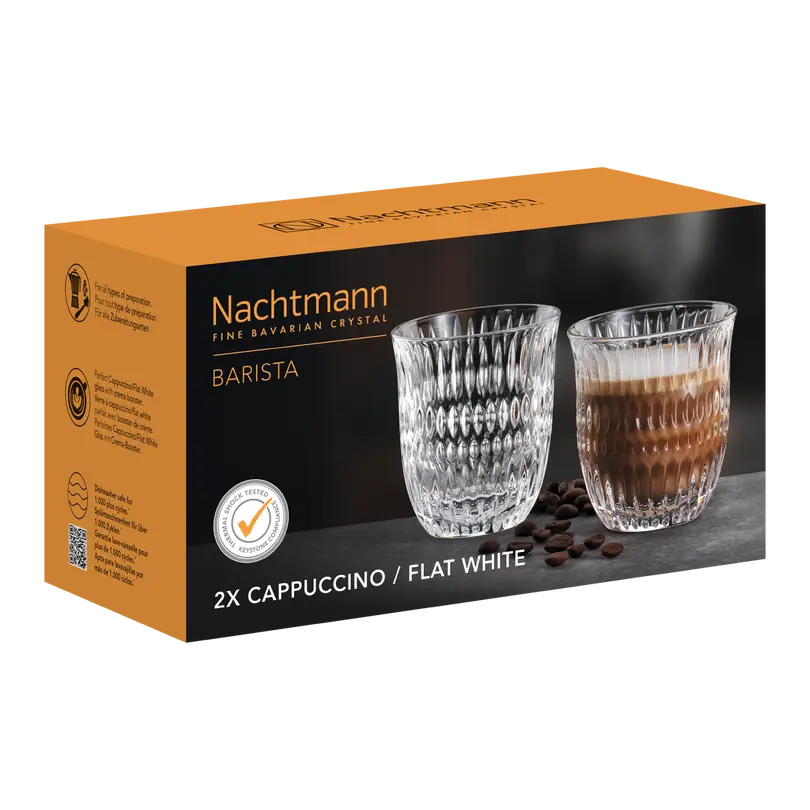 Cappuccino-Tassen-Set 2-teilig Barista