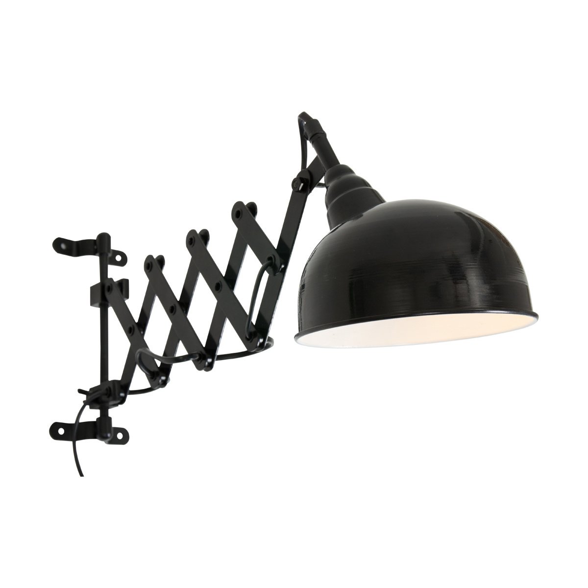 Steinhauer wandlamp yorkshire - 1 lichts - 25x 23 cm - zwart