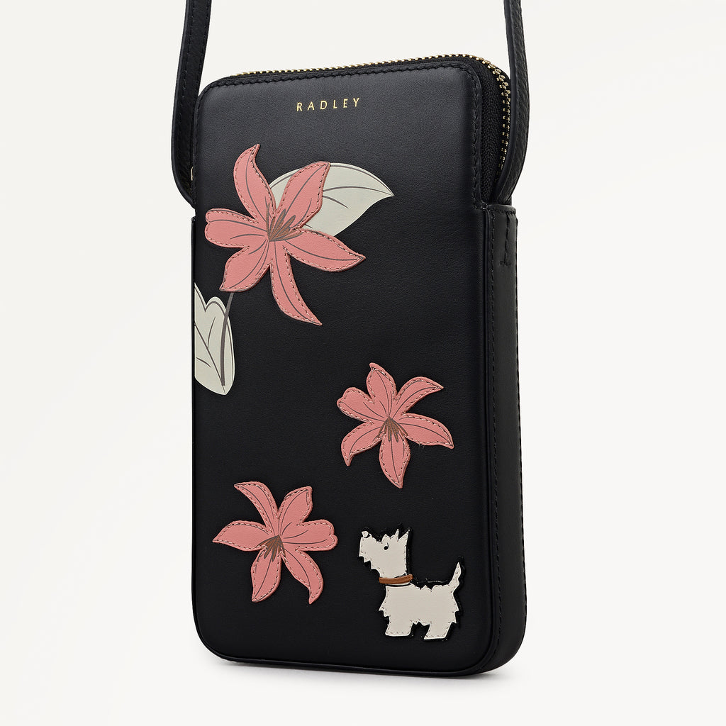 Pretty Petals - Medium Phone Cross Body Bag