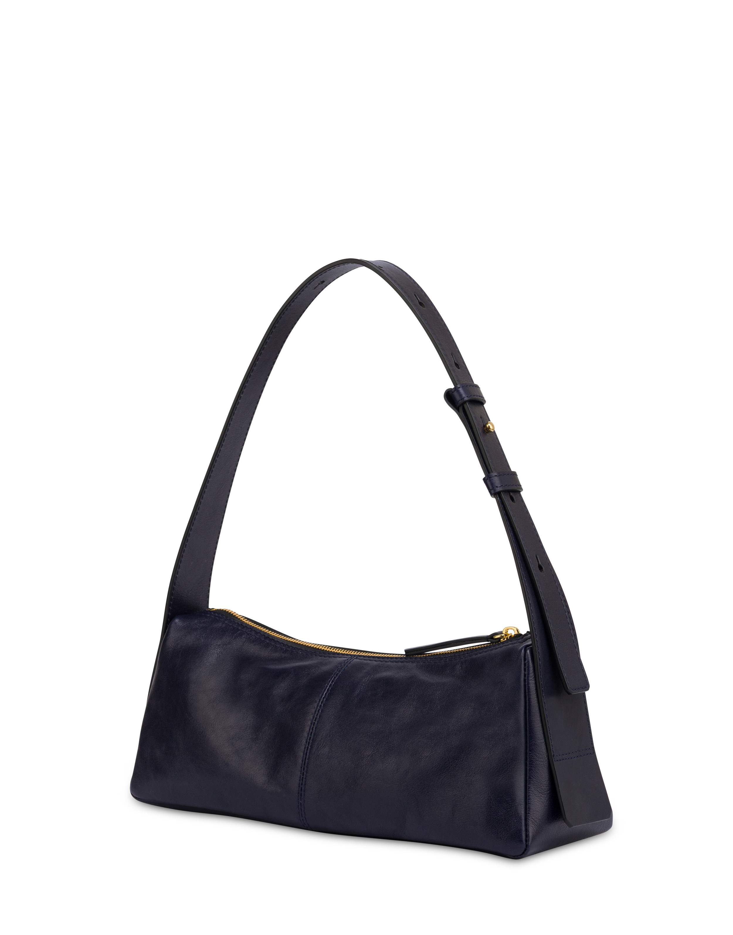 Borsa A Spalla Swing In Vitello Blu