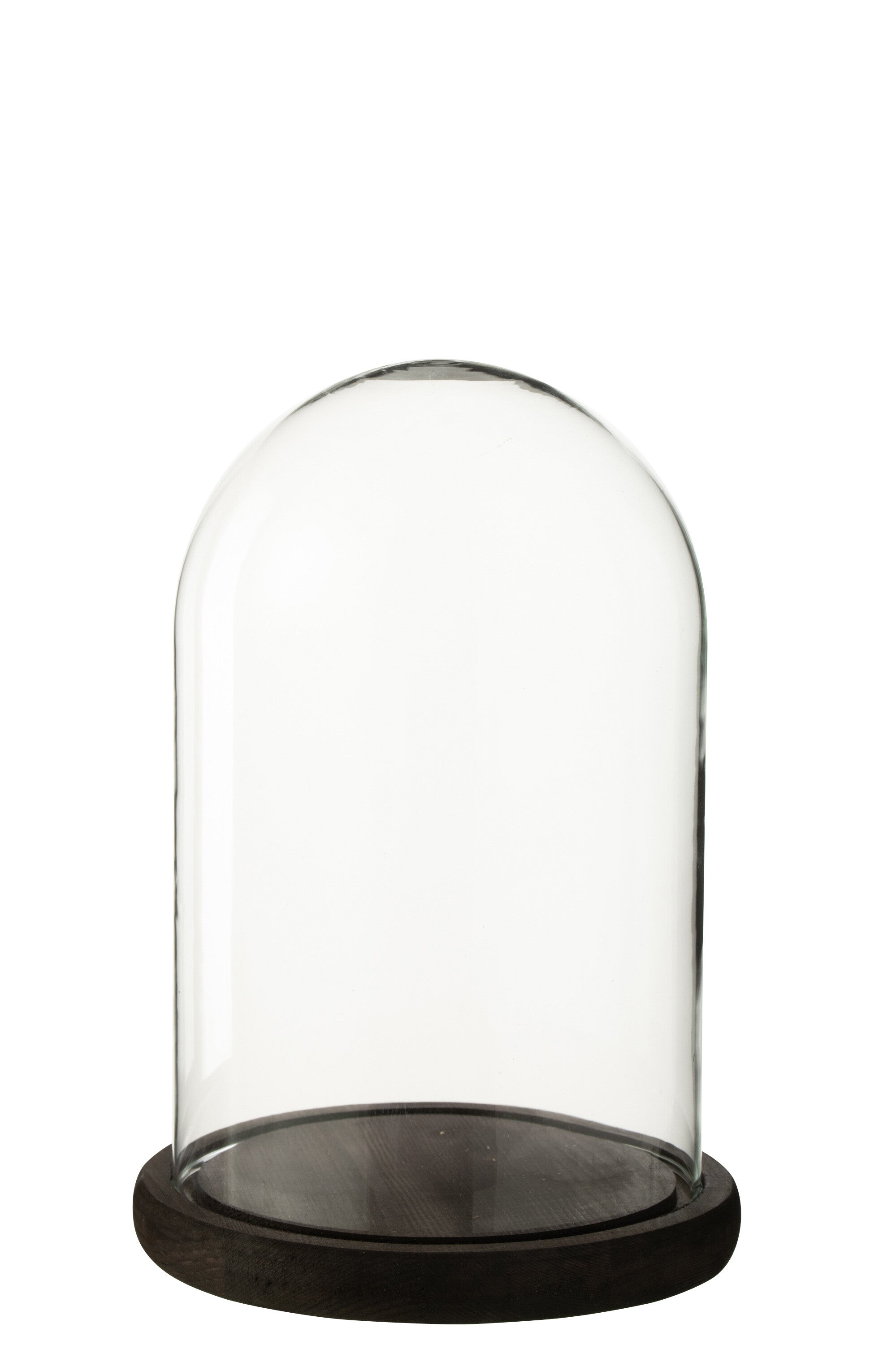J-Line Decoratieve stolp - glas - donkerbruin - medium