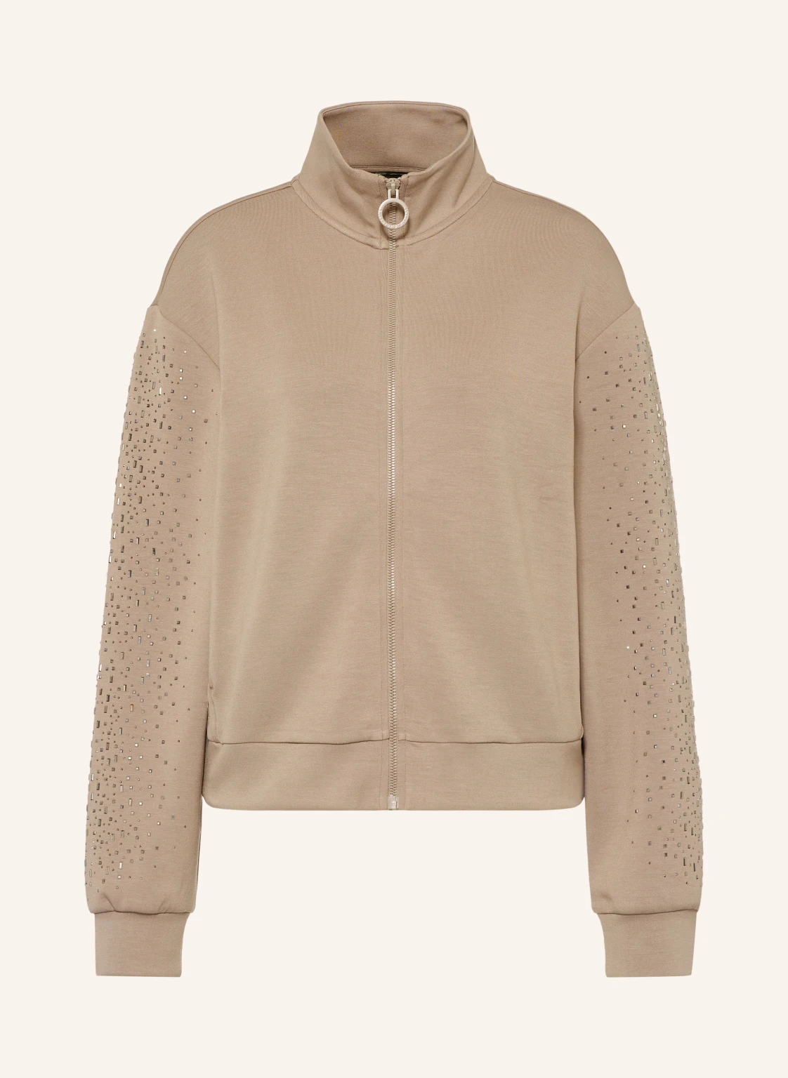 EA7 EMPORIO ARMANI Sweatjacke mit Schmucksteinen