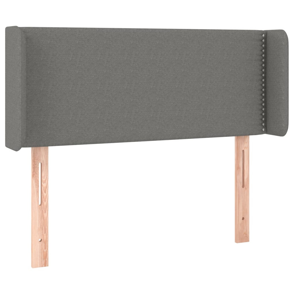 Wezgłowie Szary 103 x 16 x 78/88 cm Tkanina vidaXL