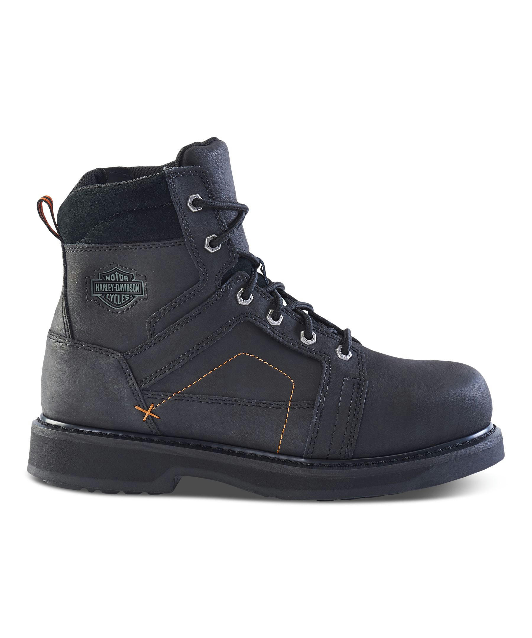 Harley Davidson Men's Work Pete 6 Inch Steel Toe Composite Plate Boots