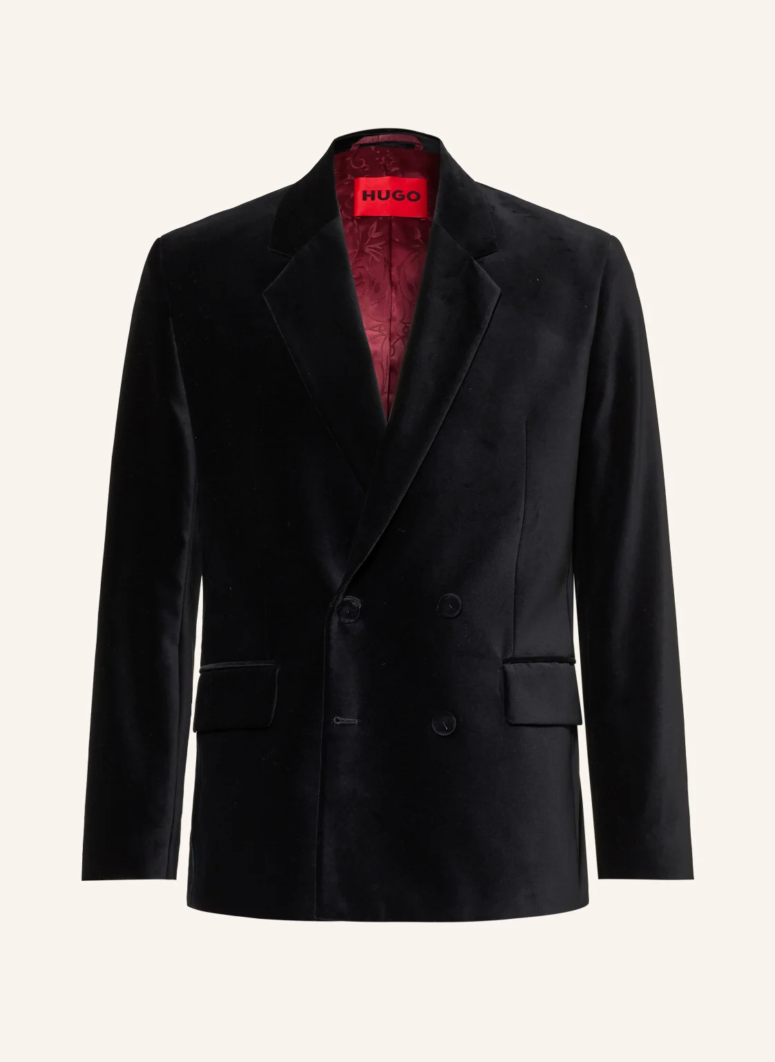 HUGO Anzugsakko KARLO Modern Fit aus Samt
