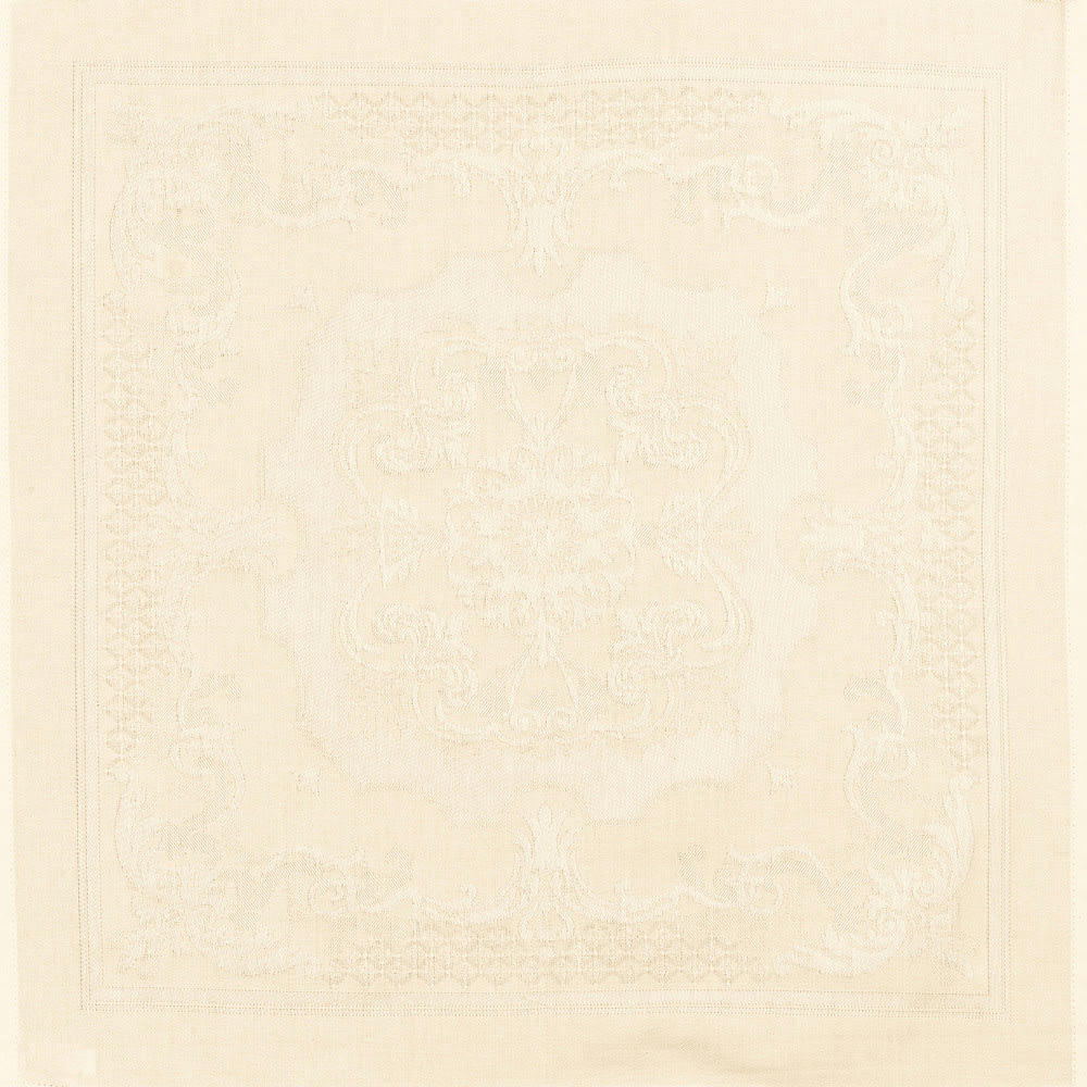 BEAUREGARD IVOIRE - Serviette  pur coton ivoire 55x55