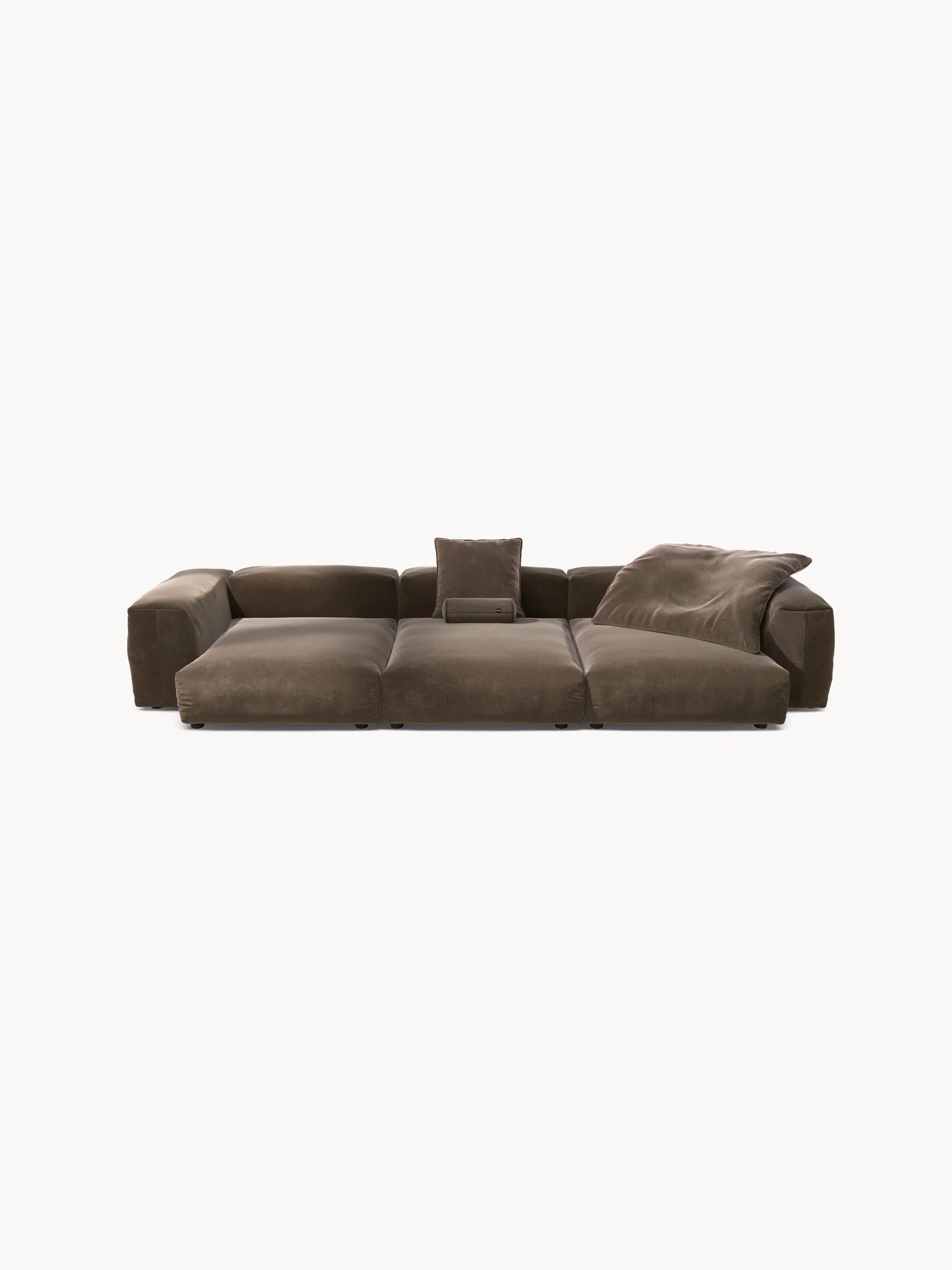 Modulares Samt-Sofa Vetsak (4-Sitzer)