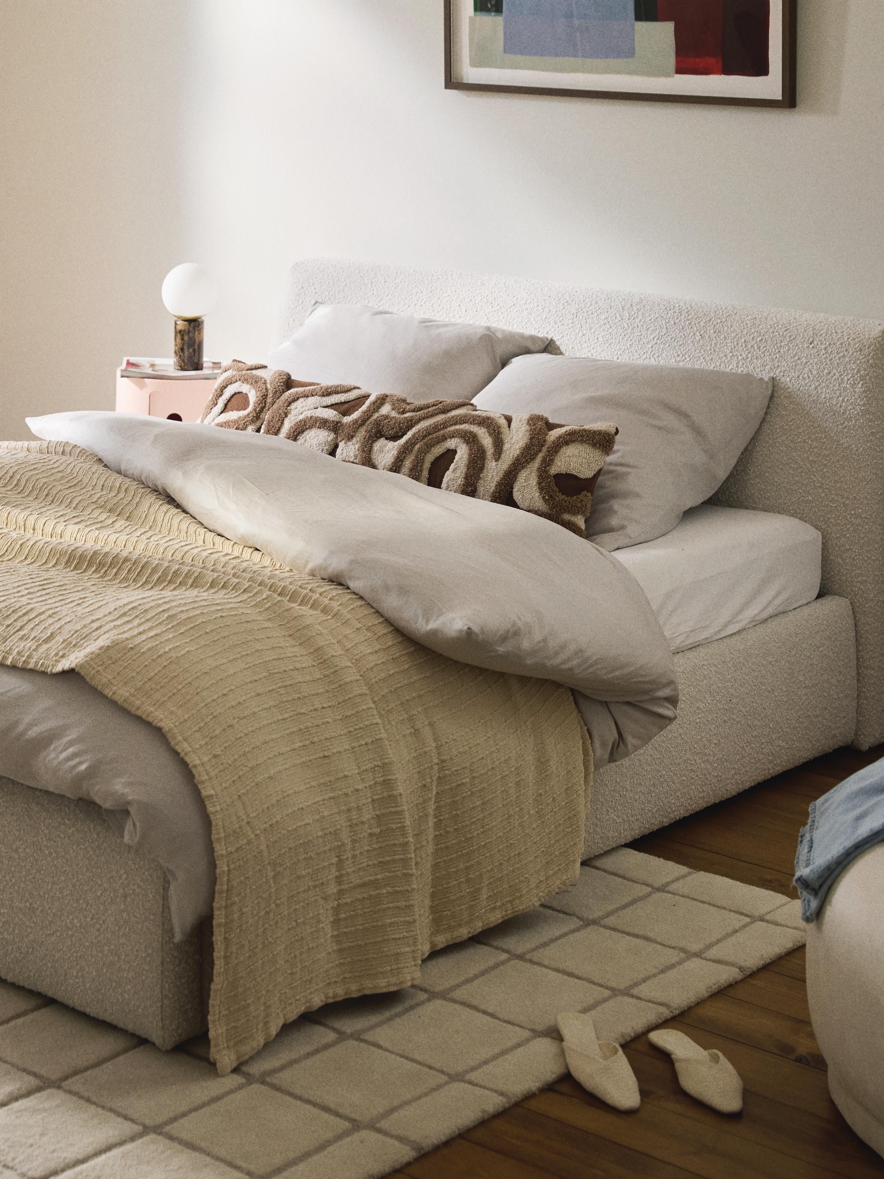 XL-Kissenhülle Jiri mit getuftetem Design