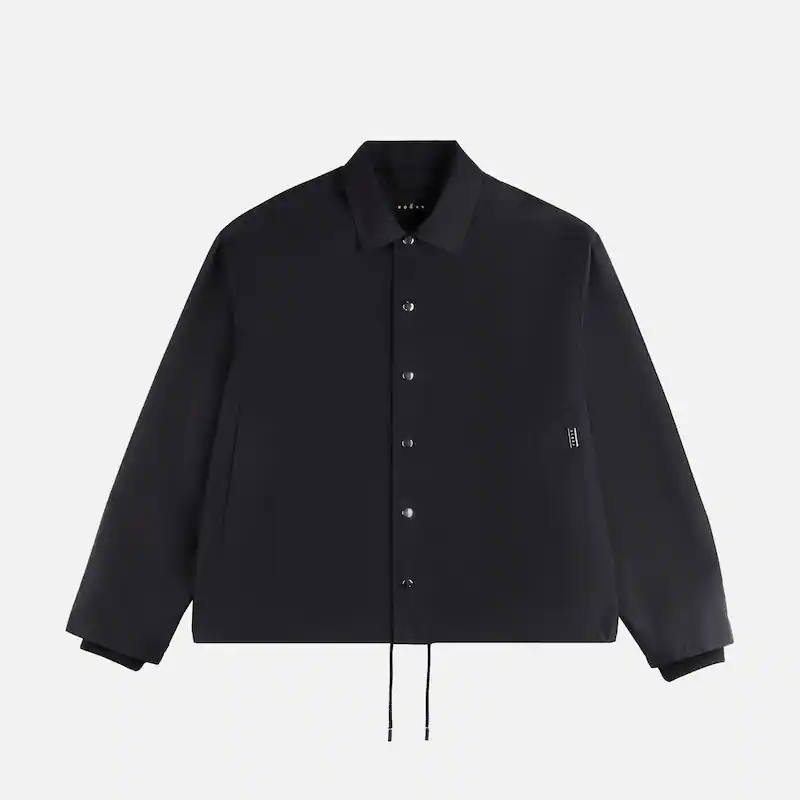Overshirt in cotton and nylon