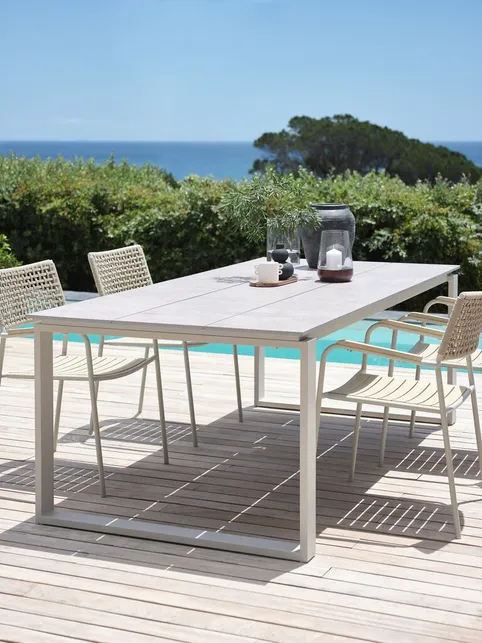 Havebord SONNERUP B100xL215 beige