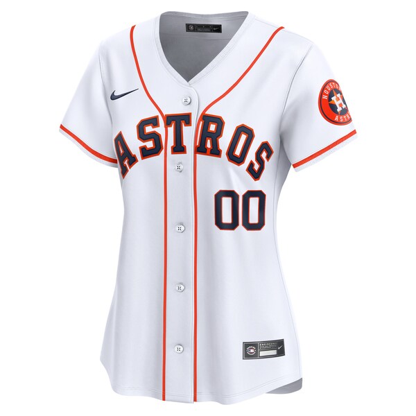 Houston Astros Nike Women's Home Limited Custom Jersey - White