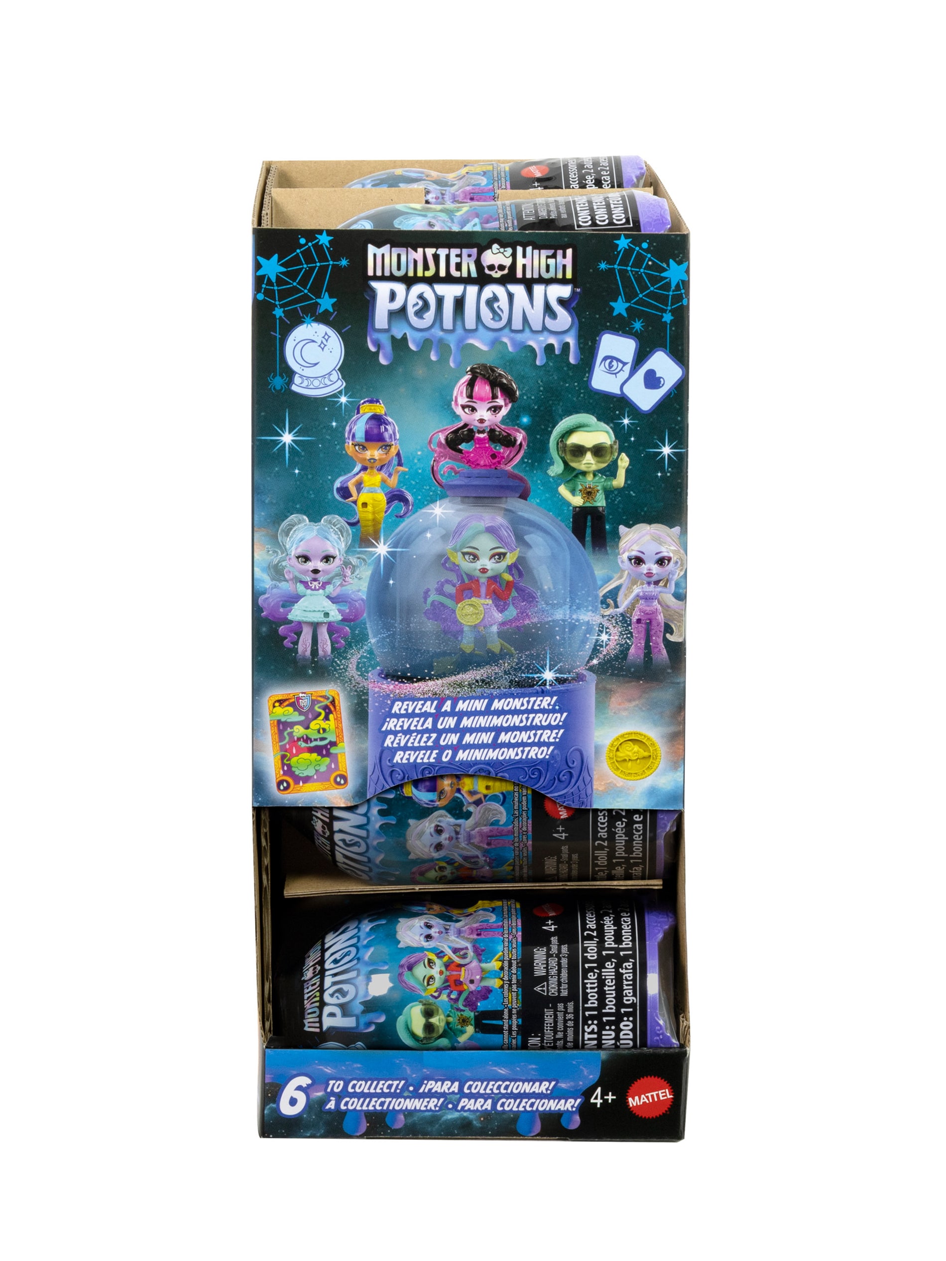 Monster High Potions – lalka niespodzianka w kuli kryształowej z akcesoriami