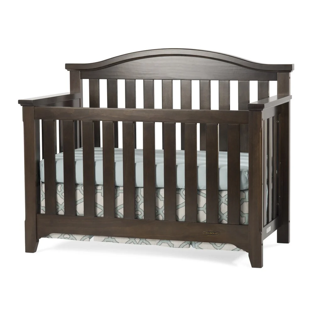 Child Craft Whitman 4-in-1 Convertible Crib, Slate