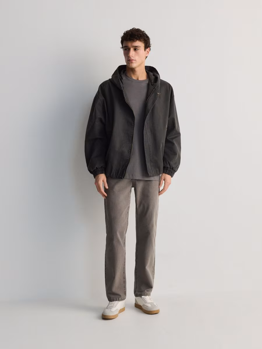 Hooded Bomber Jacket
