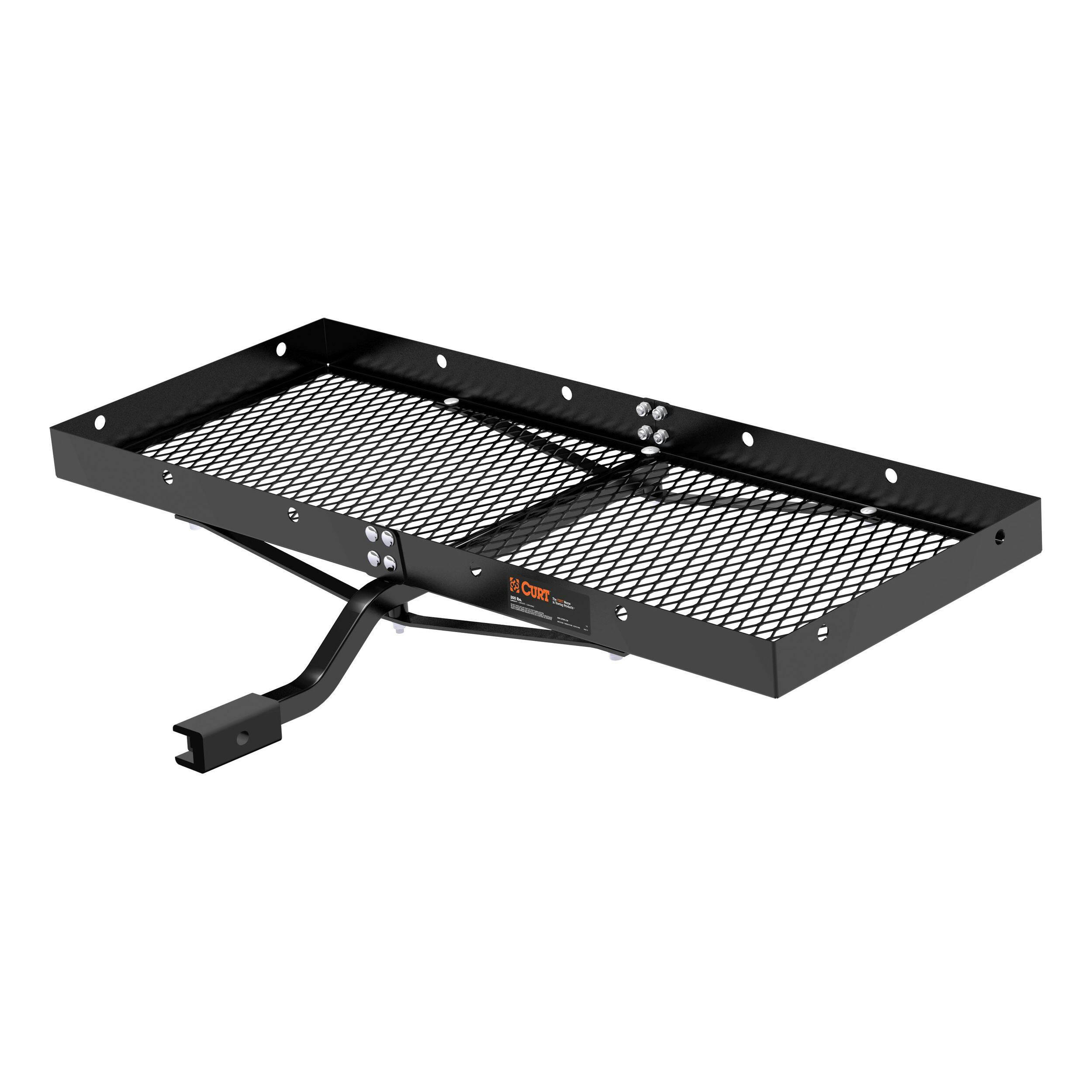 CURT Steel Tray-Style Cargo Carrier, 48 x 20-in, 300 lbs