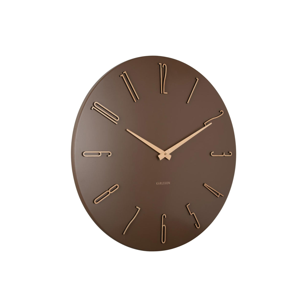 Karlsson wandklok Esmerado Large - bruin - Ø60cm