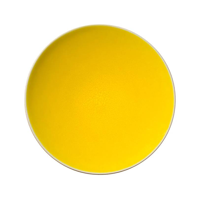 assiette plate citron