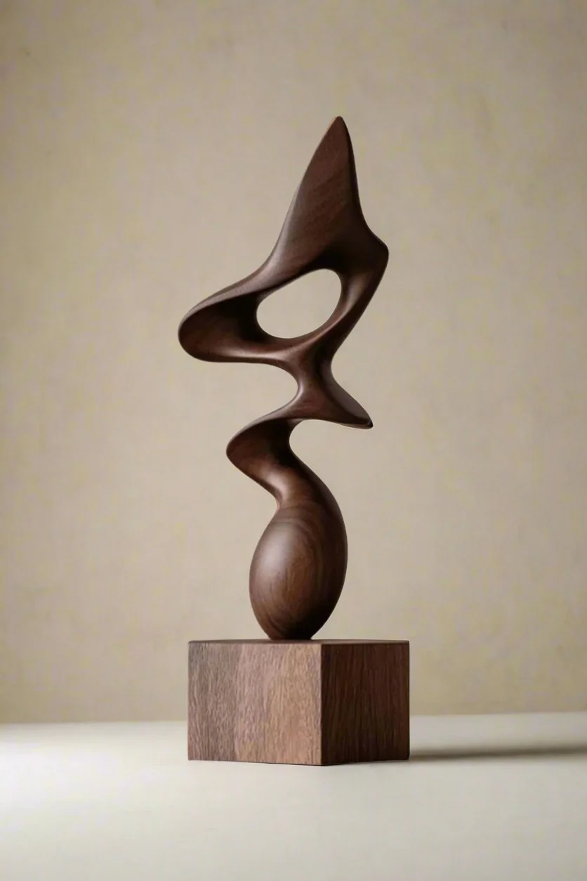 Abstract Wood Sculpture #WAB113