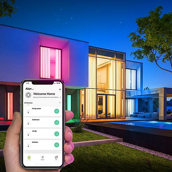 Ampoule LED Connectée WiFi E27 11W G95 RGBW (Lot de 5) - SILAMP