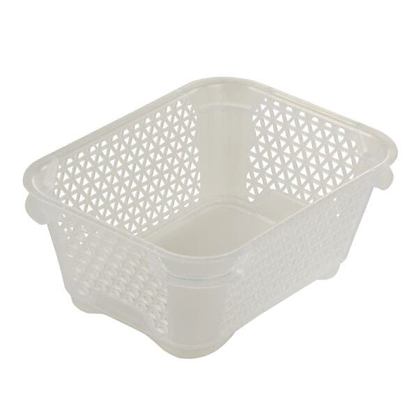 Corbeille de rangement transparente haute A7 - Transparent