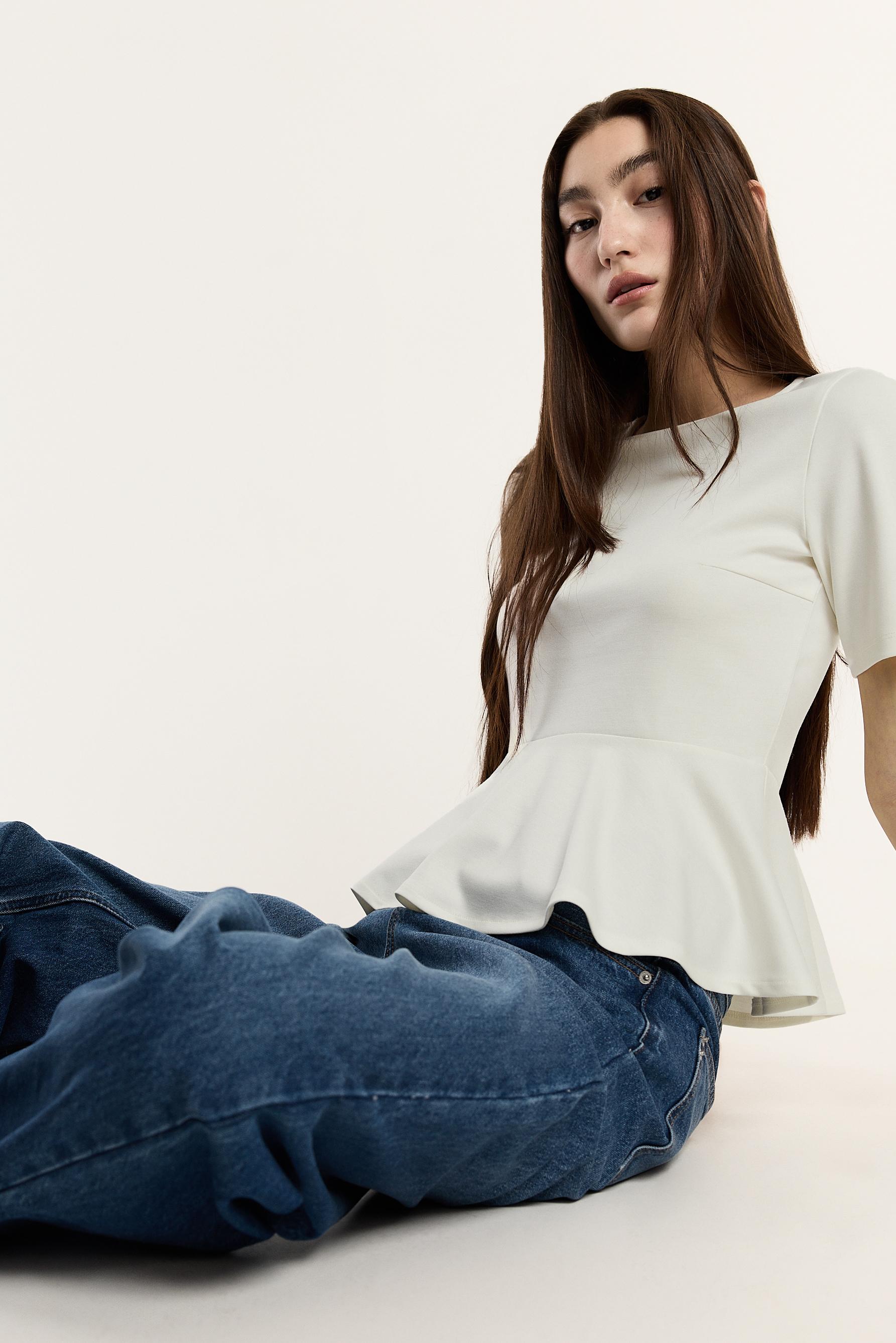 Camiseta peplum