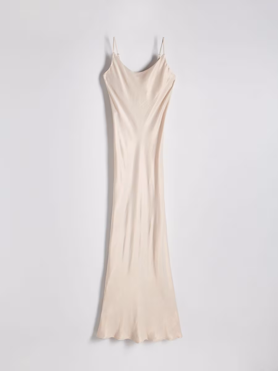 Satin Viscose Maxi Dress