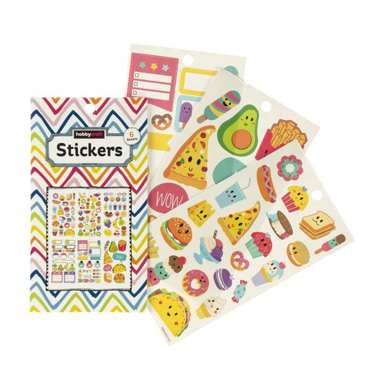 Food Emoji Sticker Book