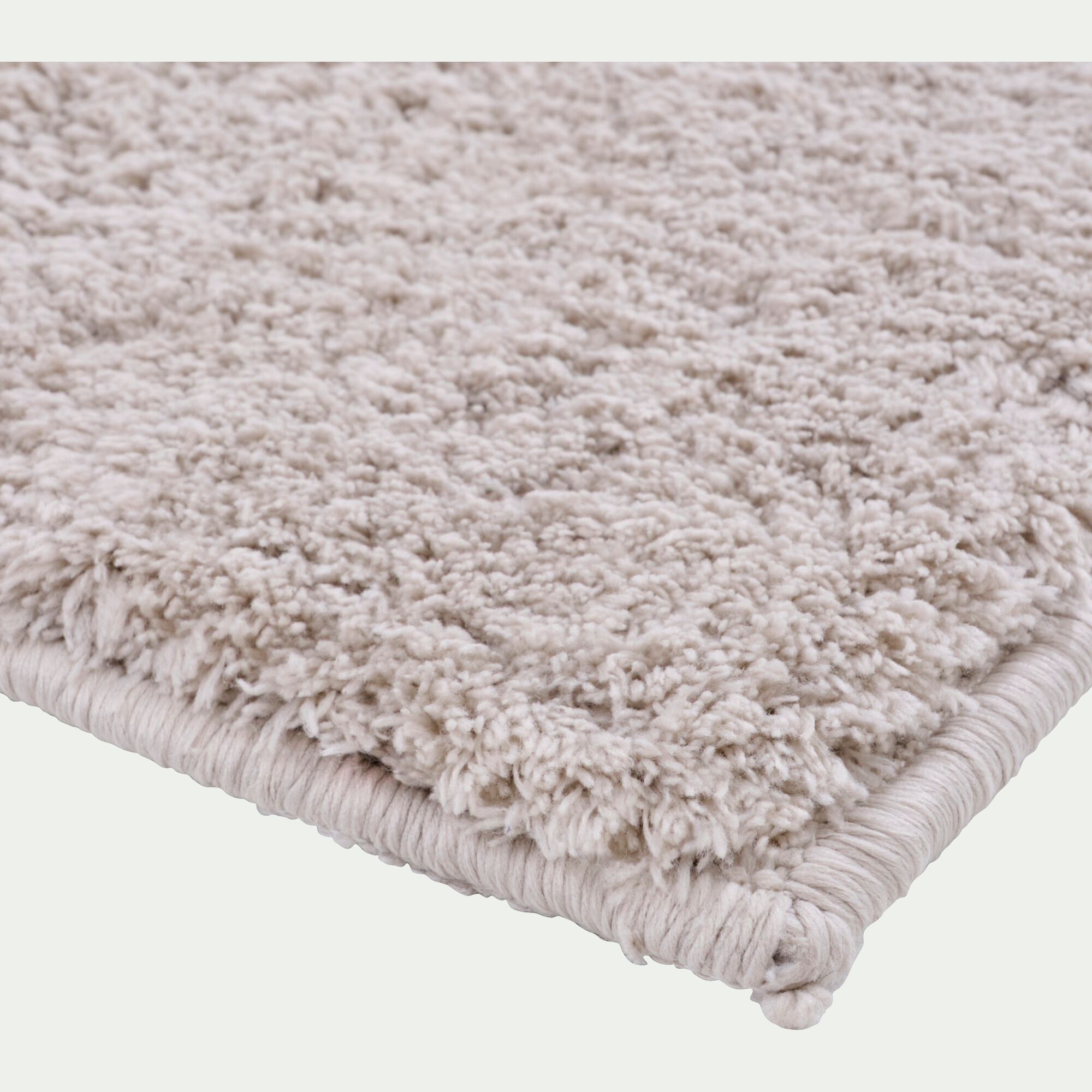 BLANDO - Tapis de bain rectangulaire grand modèle - beige alpilles 100x60cm