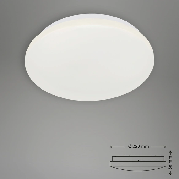 LED-Badleuchte »KALMUS«, ø: 22 cm, 10 W, 230 V