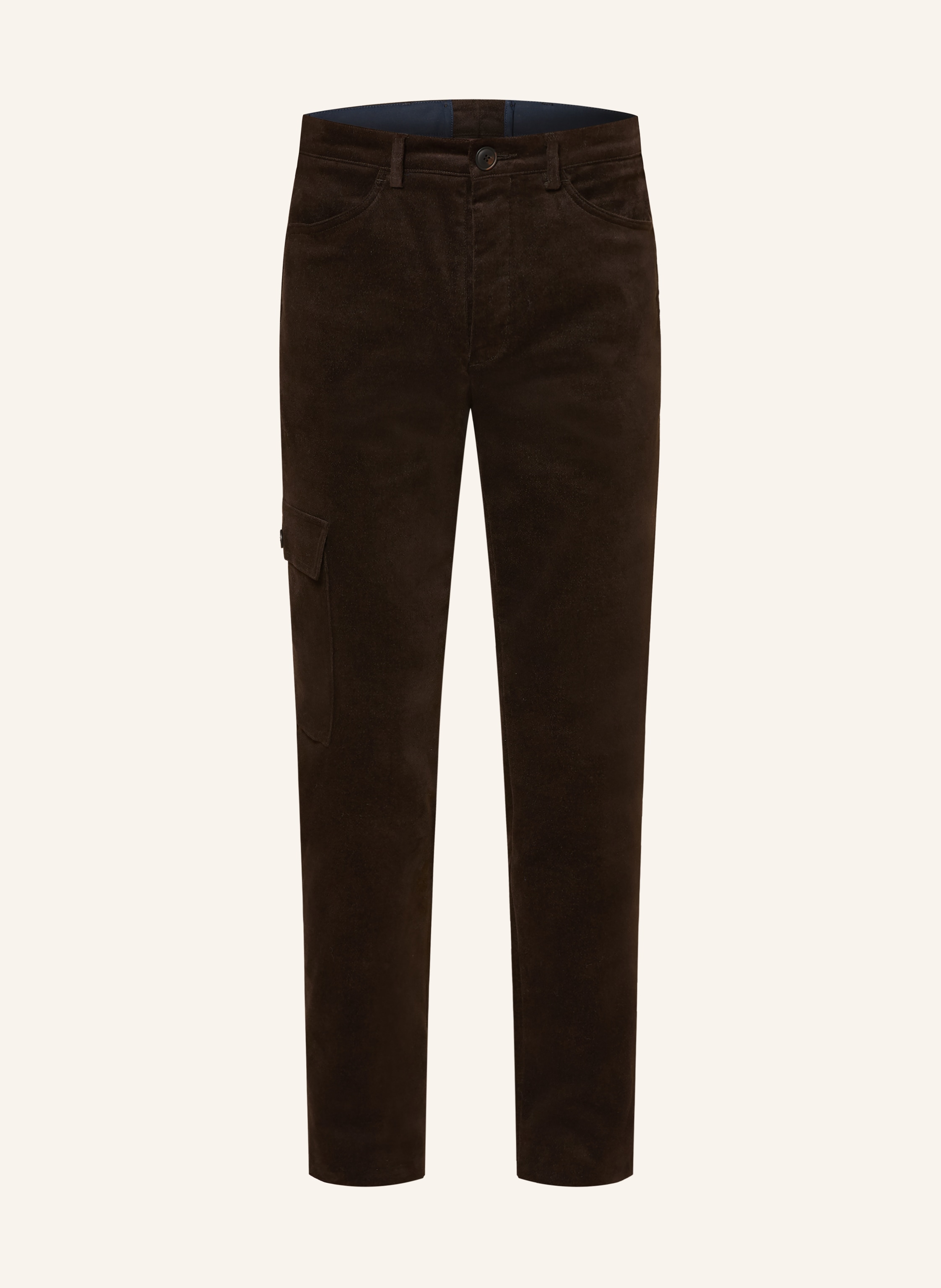 Grasegger Cargohose TURIN Slim Fit aus Samt
