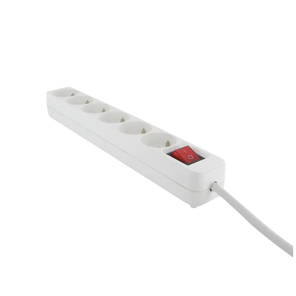 Bloc multiprise   interrupteur 6x2P T 3680 W - 4m - Dio
