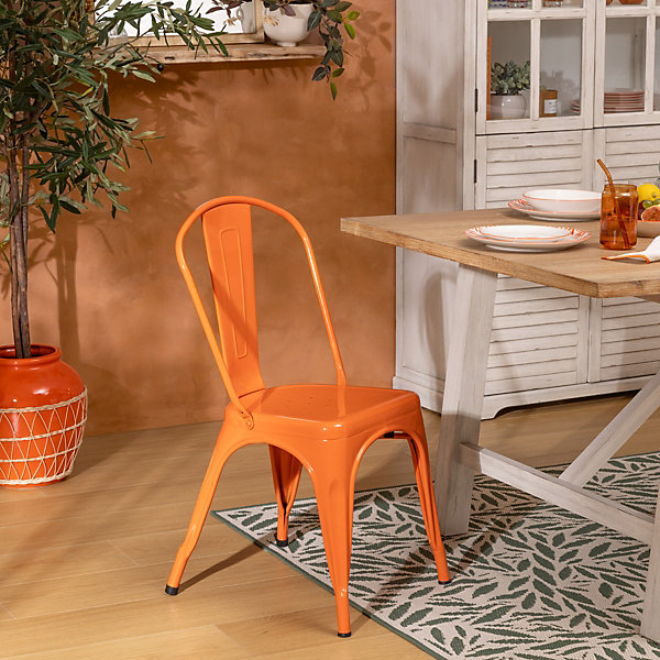 Chaise Niko orange - Atmosphera
