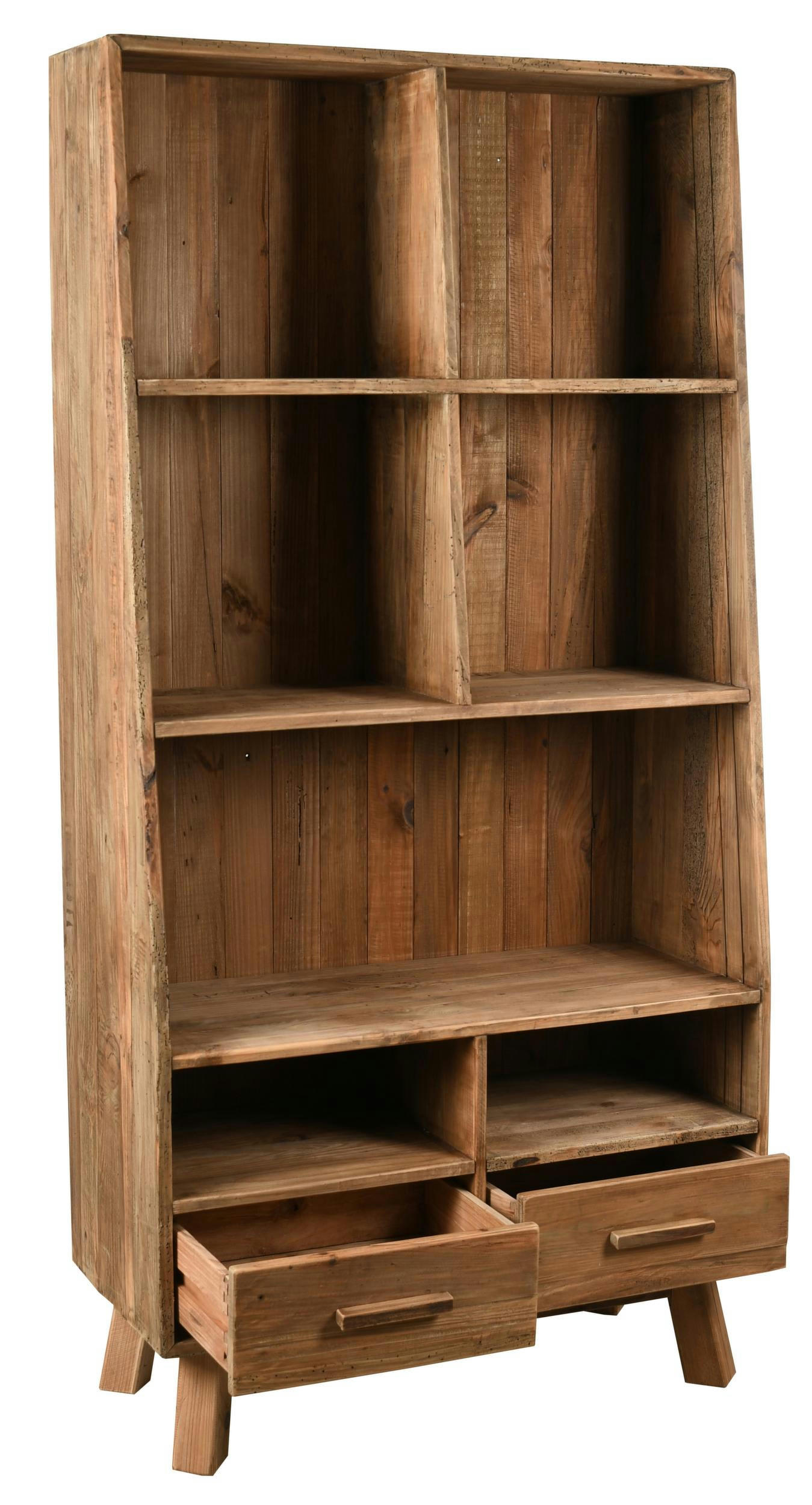 - Étagère en pin recyclé