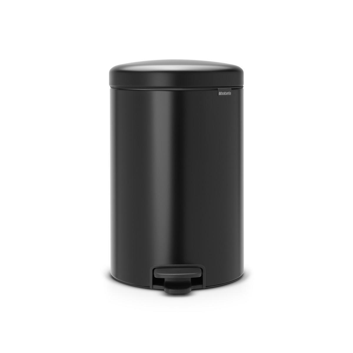 Brabantia NewIcon Pedaalemmer, 20 liter, kunststof binnenemmer - Matt Black