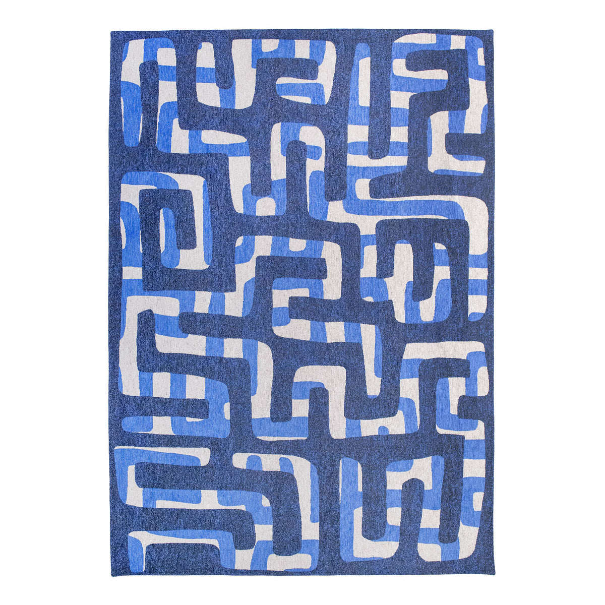 Louis De Poortere vloerkleed Ultramarine - blauw - 80x150cm